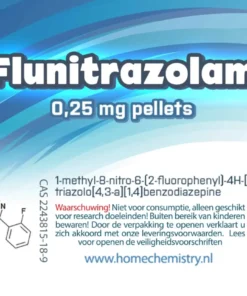 Flunitrazolam Pellets (25×0,25mg) - 100pallets